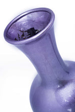 Load image into Gallery viewer, Purple &amp; Aqua Ceramic Lacquered Ceramic Vase
