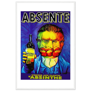 Absente, Vintage Absinthe Liquor Advertisement with Van Gogh Poster-16