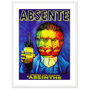 Absente, Vintage Absinthe Liquor Advertisement with Van Gogh Poster-15