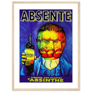 Absente, Vintage Absinthe Liquor Advertisement with Van Gogh Poster-11