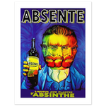 Load image into Gallery viewer, Absente, Vintage Absinthe Liquor Advertisement with Van Gogh Poster-4
