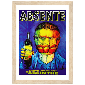 Absente, Vintage Absinthe Liquor Advertisement with Van Gogh Poster-9