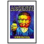 Load image into Gallery viewer, Absente, Vintage Absinthe Liquor Advertisement with Van Gogh Poster-8
