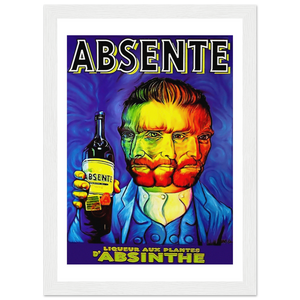 Absente, Vintage Absinthe Liquor Advertisement with Van Gogh Poster-13