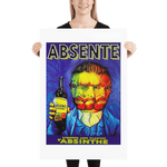 Load image into Gallery viewer, Absente, Vintage Absinthe Liquor Advertisement with Van Gogh Poster-1
