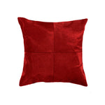 Load image into Gallery viewer, Red Quattro Cowhide Pillow
