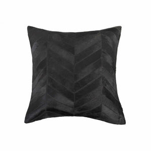 Natural Black Cowhide Pillow