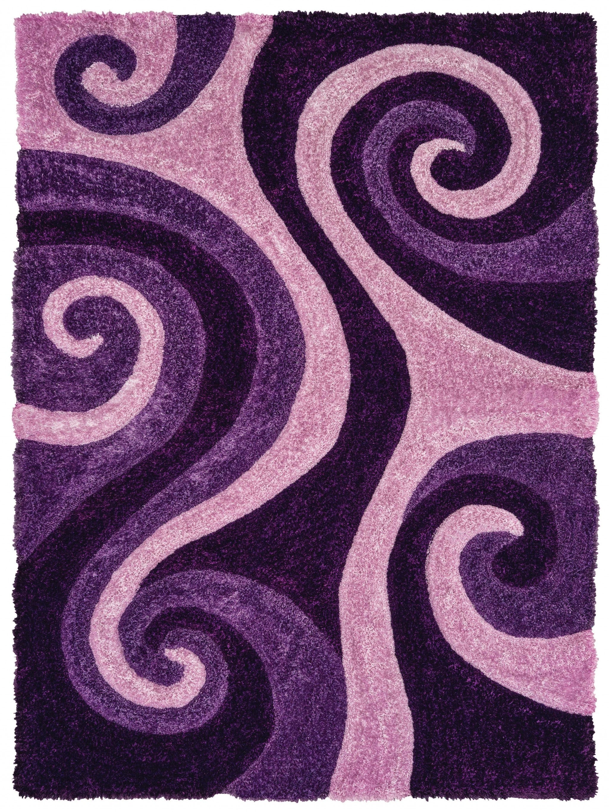 Small Violet Accent Rug