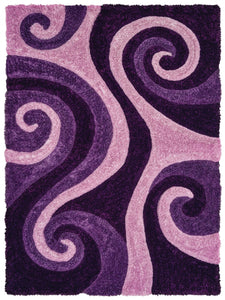 Small Violet Accent Rug