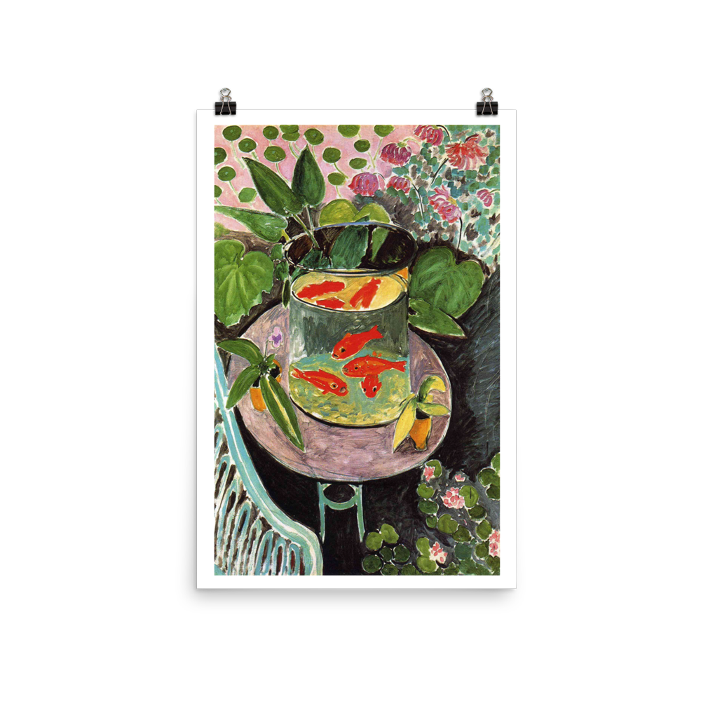 Henri Matisse, Goldfish, 1912 Artwork Poster