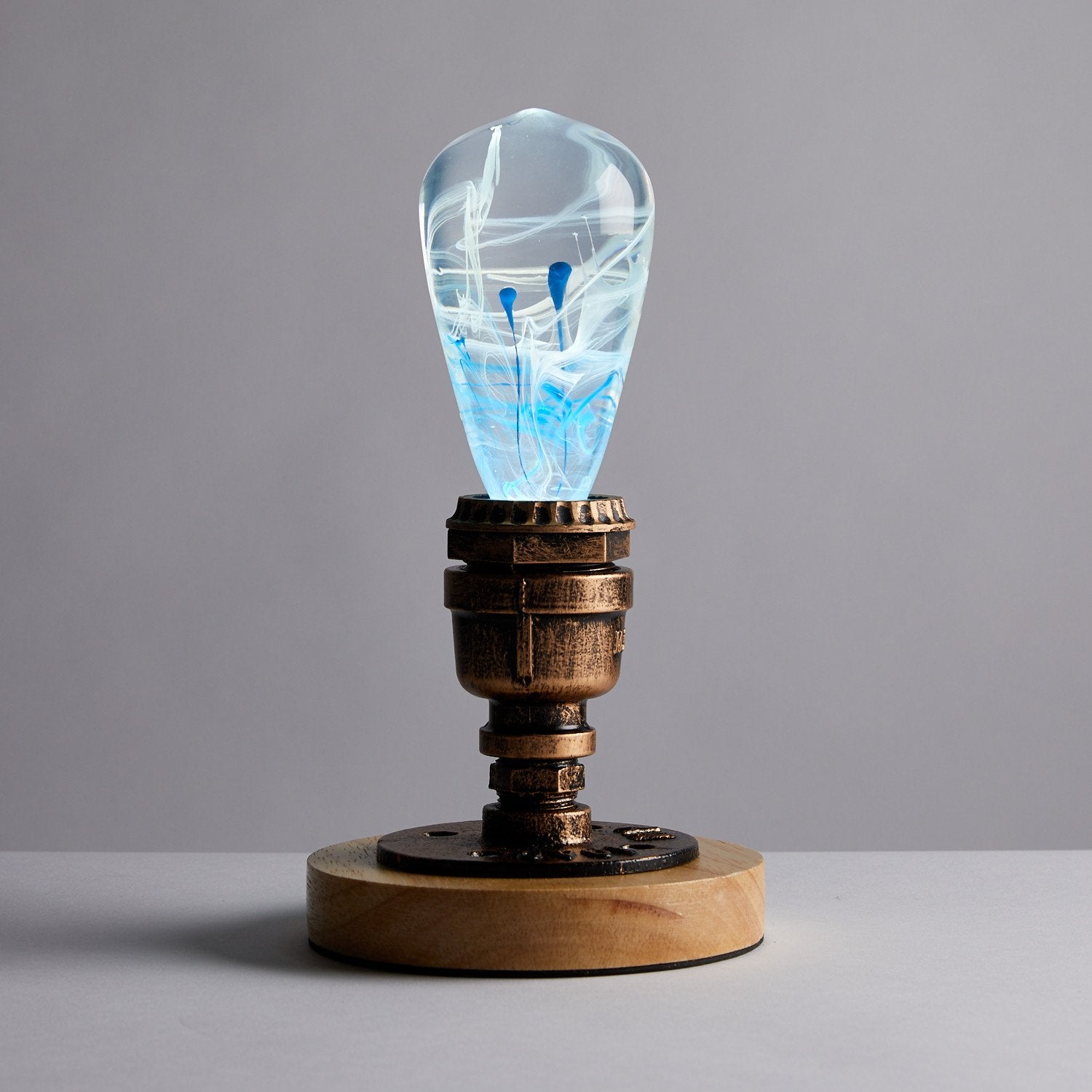 Table Lamp - Blue Drop