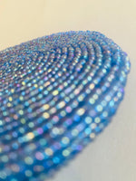 Load image into Gallery viewer, Iridescent Beaded Coasters - Periwinkle
