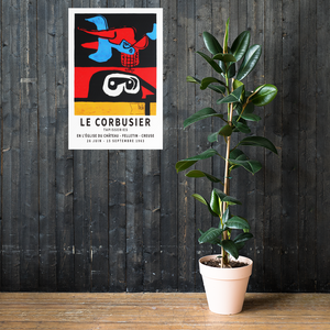 Le Corbusier 1963 Exhibition Artwork Poster