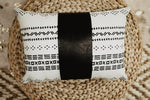 Load image into Gallery viewer, Faux Leather Mudcloth Pillow by UniikPillows
