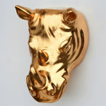 Load image into Gallery viewer, RHINO Gold Gilded Wall Planter

