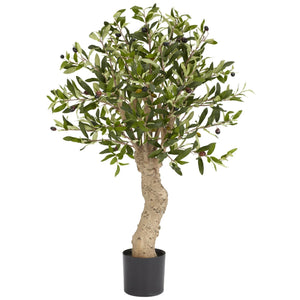 Artificial Tree - 2.5' Olive Silk Tree by Nearly Natural