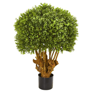Artificial Tree - 3' Boxwood Topiary Tree by Nearly Natural