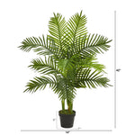 Load image into Gallery viewer, Artificial Tree - 3.5&#39; Areca Palm Tree (Real Touch) by Nearly Natural
