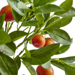 Load image into Gallery viewer, Artificial Tree - 38&#39;&#39; Potted Orange Tree by Nearly Natural

