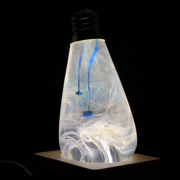 Table Lamp - Blue Drop