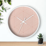 Load image into Gallery viewer, Apricot Grenada Wall Clock - White
