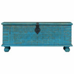 Load image into Gallery viewer, Storage Chest Solid Mango Wood - Blue
