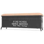 Load image into Gallery viewer, Wino Storage Bench w/ Cushion
