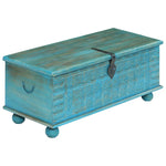 Load image into Gallery viewer, Storage Chest Solid Mango Wood - Blue

