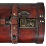Load image into Gallery viewer, Wooden 2 piece Vintage Brown Treasure Chest
