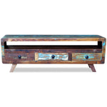 Load image into Gallery viewer, TV Cabinet with 3 Drawers Solid Reclaimed Wood
