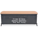 Load image into Gallery viewer, Wino Storage Bench w/ Cushion
