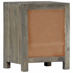Load image into Gallery viewer, Grey Mango Wood Bedside Cabinet
