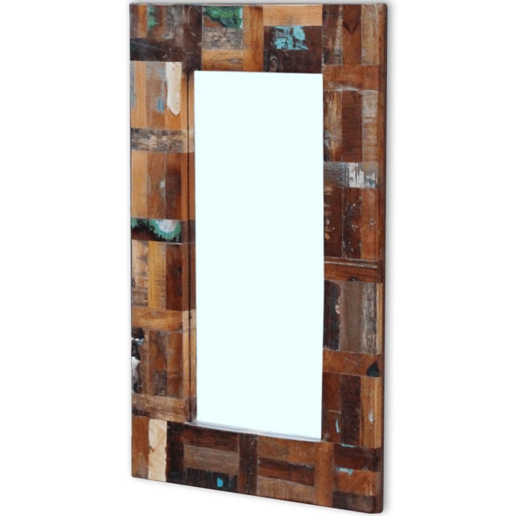 Solid Reclaimed Wood Mirror