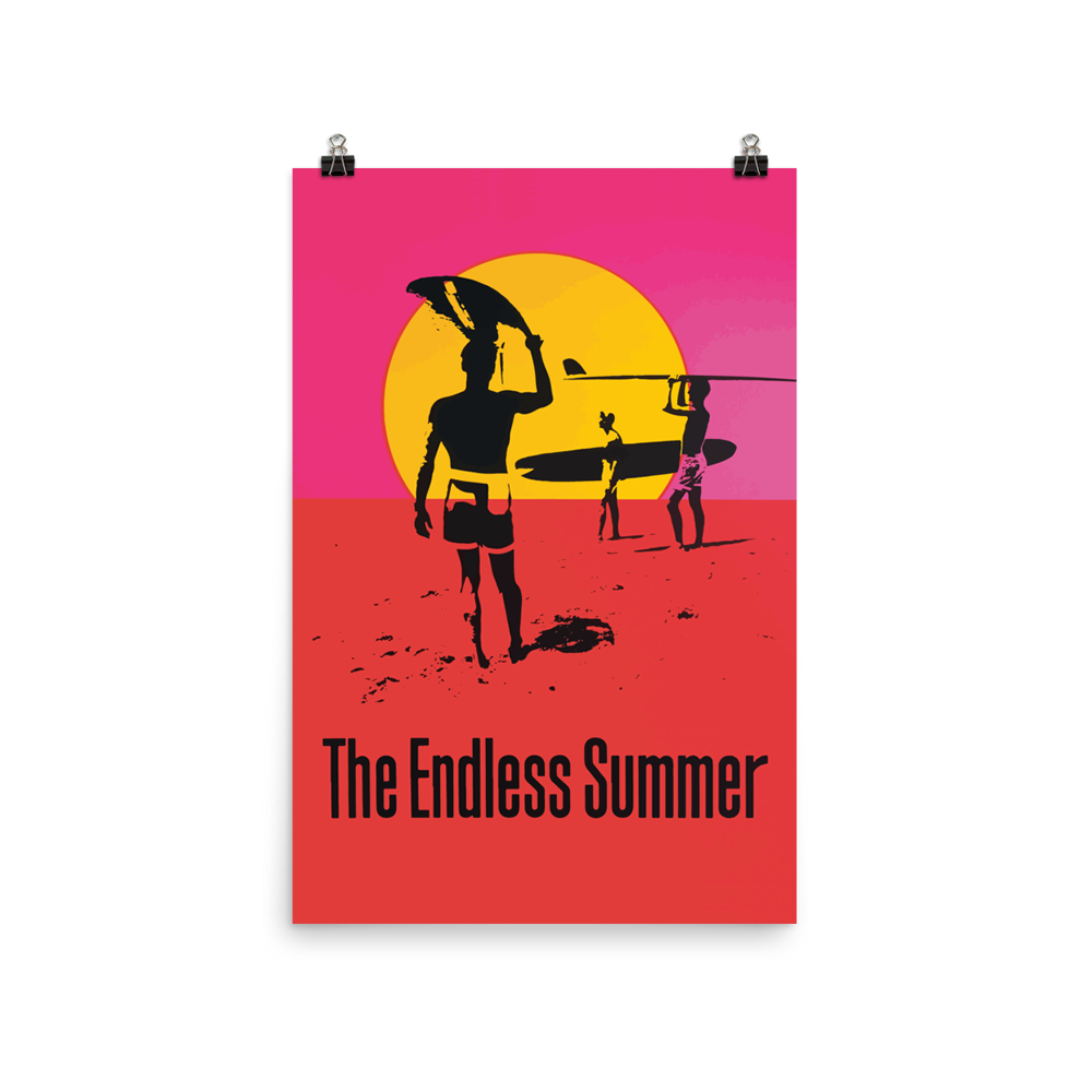 Endless Summer 1966 Surf Documentary Artwork Poster