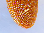 Load image into Gallery viewer, Iridescent Beaded Coasters - Marigold

