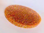 Load image into Gallery viewer, Iridescent Beaded Coasters - Marigold
