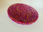 Load image into Gallery viewer, Iridescent Beaded Coasters - Cherry
