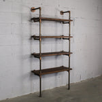 Load image into Gallery viewer, Sacramento Industrial Chic  33” Wide  4-Tier Etagere Bookcase
